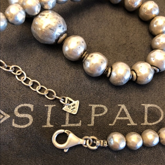 Silpada N1953 Atmospheric Sterling Silver Beaded Necklace - Picture 8 of 9